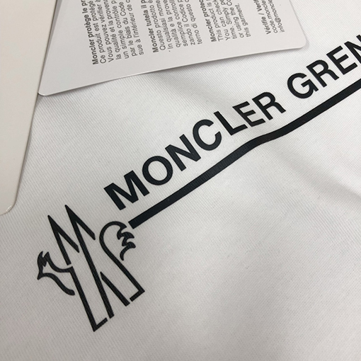 モンクレール 新しいプリントロゴ半袖Tシャツ