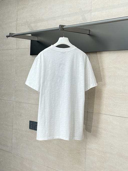 ディオール 新しい文字刺繍ロゴ半袖Tシャツ
