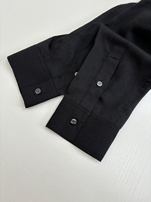 ロエベコピー 新しい刺繍リネン長袖シャツ