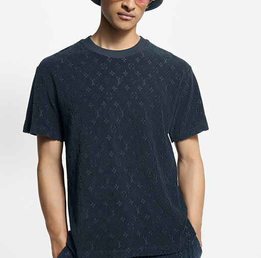ルイヴィトンスーパーコピー フルサイズモノグラムエンボス半袖Tシャツ