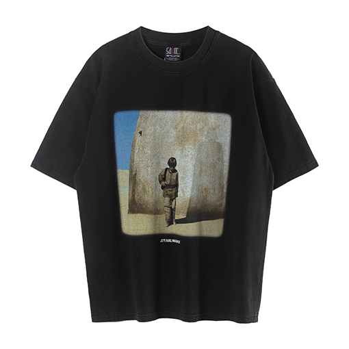 セント マイケルスーパーコピー STAY HE RE スターウォーズコラボウォッシュ半袖Tシャツ