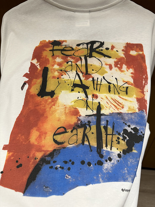 セント マイケル ピエロプリントアメリカンカジュアルヴィンテージ半袖Tシャツ