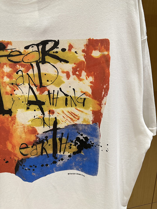 セント マイケル ピエロプリントアメリカンカジュアルヴィンテージ半袖Tシャツ