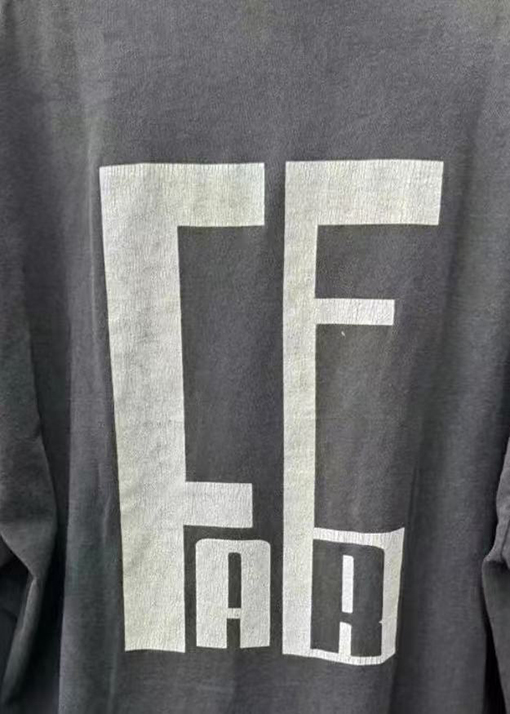セント マイケル コラボレーションモデル水洗い古い破壊長袖Tシャツ