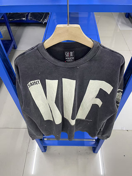 セント マイケルコピー klf ウォッシュ長袖Tシャツ 