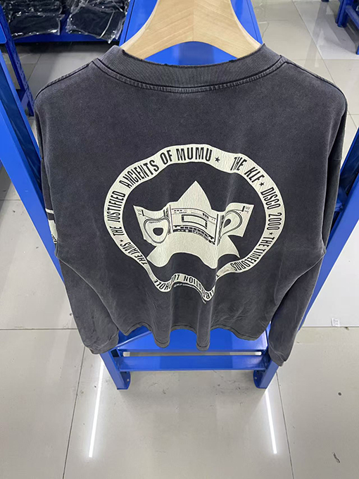 セント マイケルコピー klf ウォッシュ長袖Tシャツ 