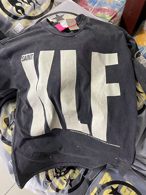 セント マイケルコピー klf ウォッシュ長袖Tシャツ 