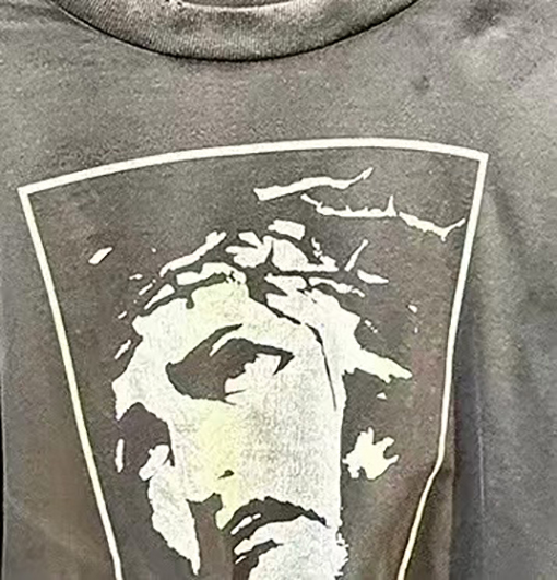 セント マイケル 長袖ウォッシュ古いTシャツ