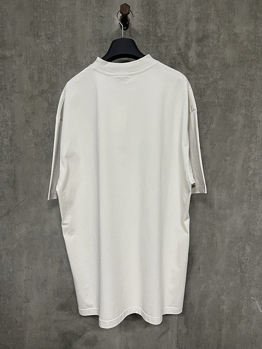 バレンシアガ Ib スローガン反射プリント半袖Tシャツ