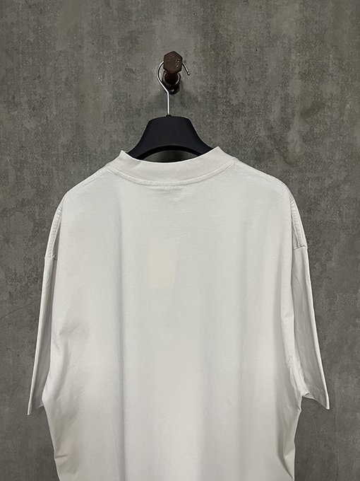 バレンシアガ Ib スローガン反射プリント半袖Tシャツ