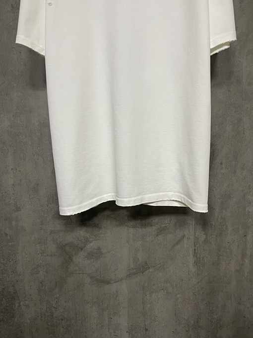 マルタンマルジェラ 新しい前後4点刺繍穴重いポンド半袖Tシャツ