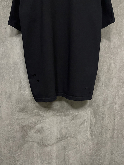 マルタンマルジェラ 新しい前後4点刺繍穴重いポンド半袖Tシャツ