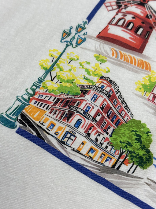 ディオール レディース souvenir ファッションプリント半袖Tシャツ