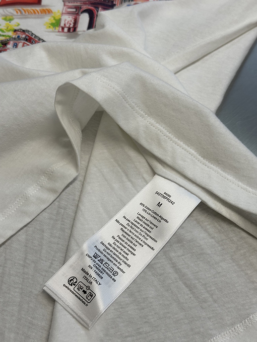 ディオール レディース souvenir ファッションプリント半袖Tシャツ