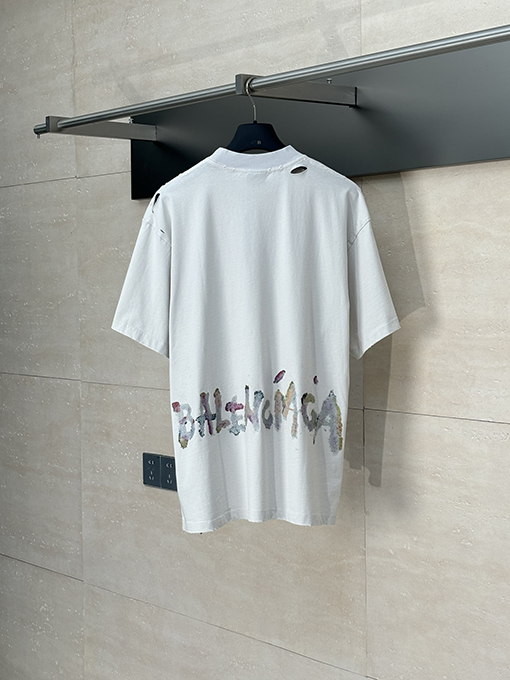 バレンシアガ キラキラした麦穂半袖Tシャツ