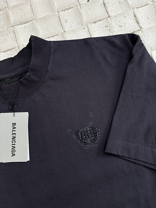 バレンシアガ キラキラした麦穂半袖Tシャツ