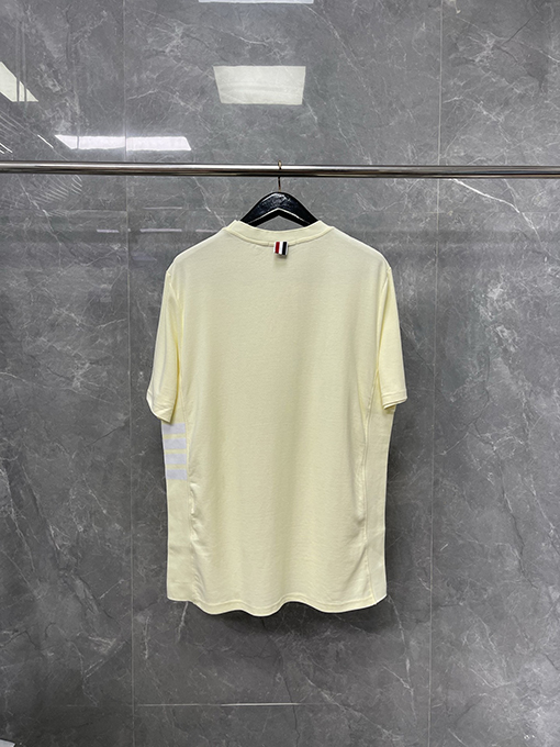 トムブラウン 新しいマカロン色の半袖Tシャツ