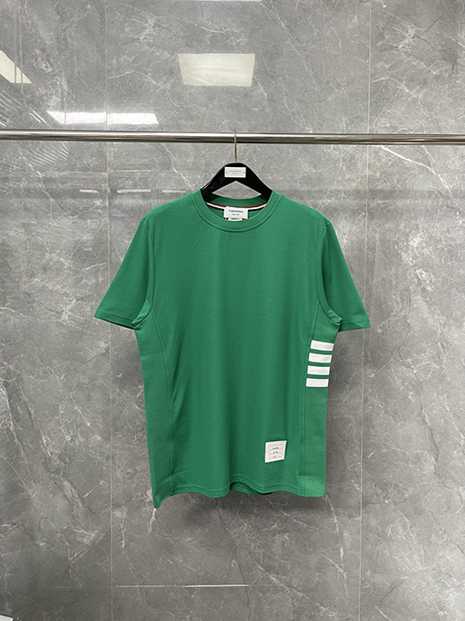 トムブラウン 新しいマカロン色の半袖Tシャツ