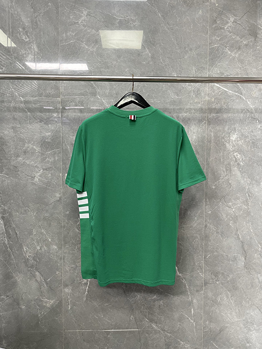 トムブラウン 新しいマカロン色の半袖Tシャツ