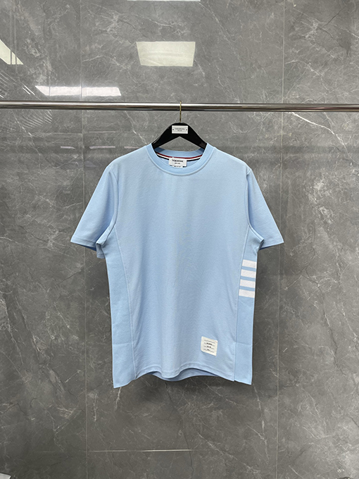 トムブラウン 新しいマカロン色の半袖Tシャツ