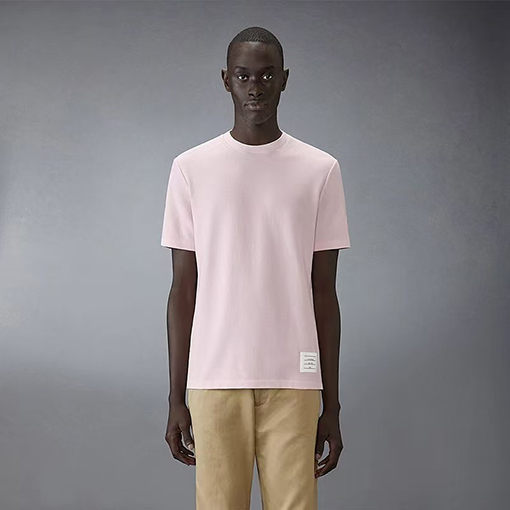 トムブラウン 新しいマカロン色の半袖Tシャツ