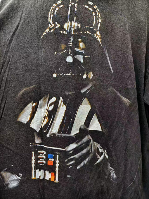 セント マイケル スターウォーズ古い破壊長袖Tシャツ