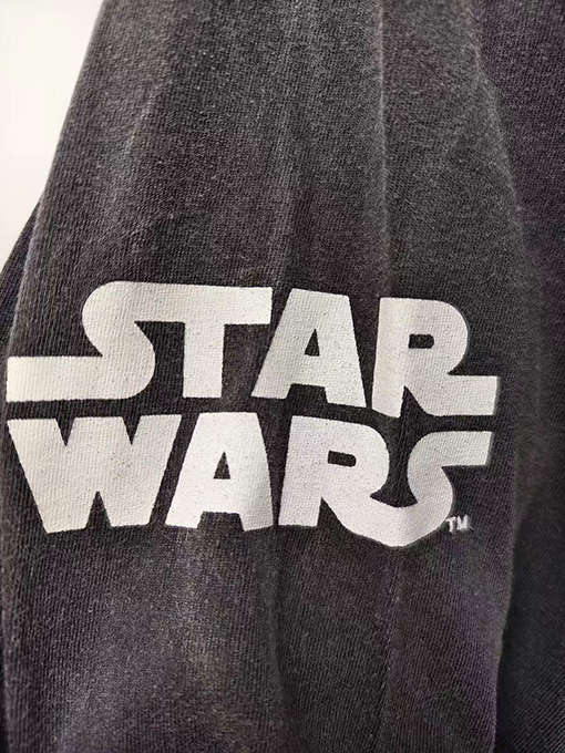 セント マイケル スターウォーズ古い破壊長袖Tシャツ