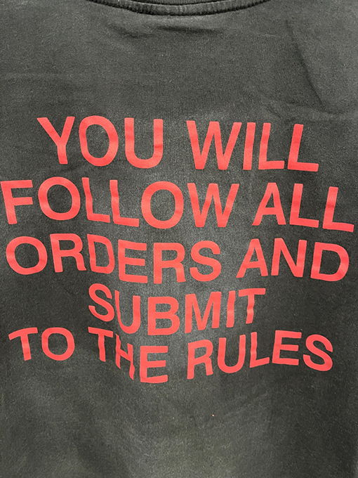 セント マイケルスーパーコピー ファッション破壊ウォッシュ長袖Tシャツ