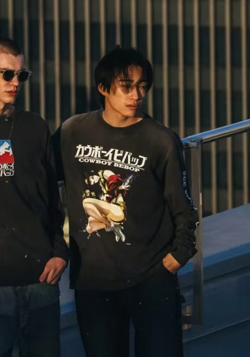 セント マイケル カジュアル長袖Tシャツ