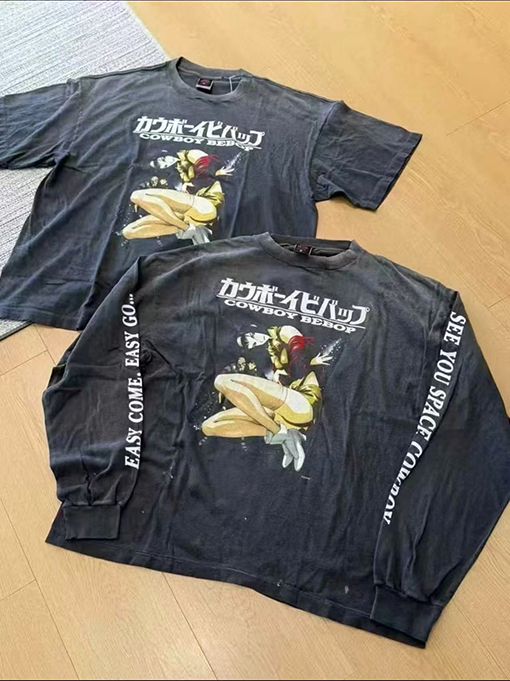 セント マイケル カジュアル長袖Tシャツ