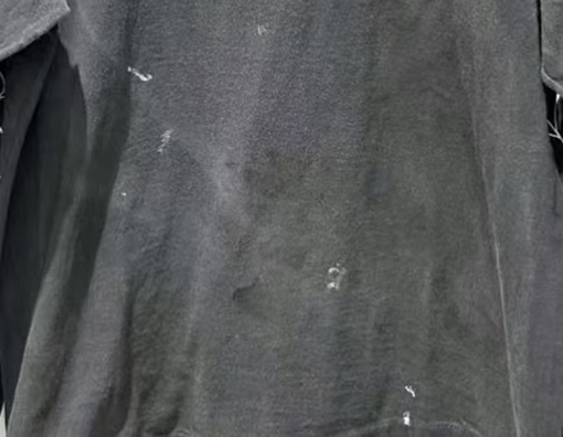 セント マイケル 新しい水洗い破壊長袖Tシャツ