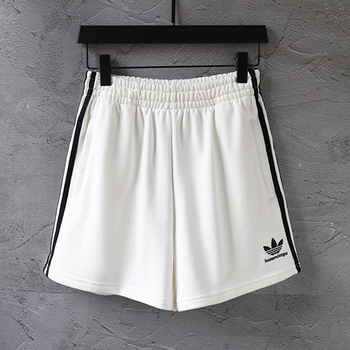 Balenciaga X Adidas 刺繍ショーツクロップドパンツビーチパンツ