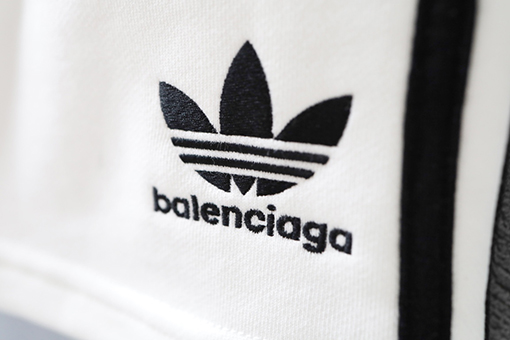 Balenciaga X Adidas 刺繍ショーツクロップドパンツビーチパンツ