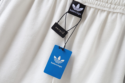 Balenciaga X Adidas 刺繍ショーツクロップドパンツビーチパンツ