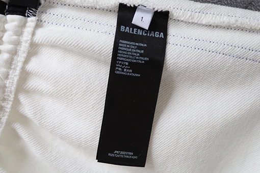 Balenciaga X Adidas 刺繍ショーツクロップドパンツビーチパンツ