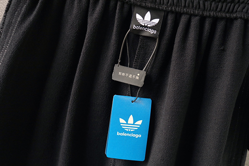 Balenciaga X Adidas 刺繍ショーツクロップドパンツビーチパンツ