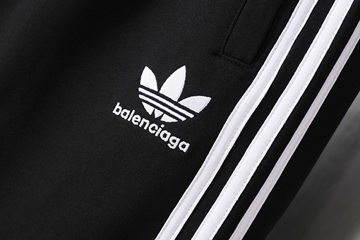 Balenciaga X Adidas クラシックな刺繍パンツ