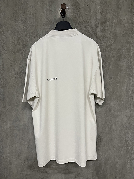 バレンシアガ ロゴプリント半袖Tシャツ