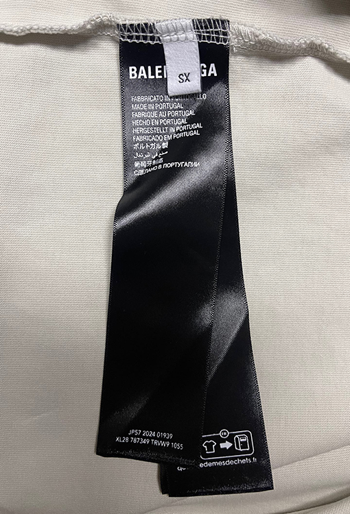バレンシアガ ロゴプリント半袖Tシャツ