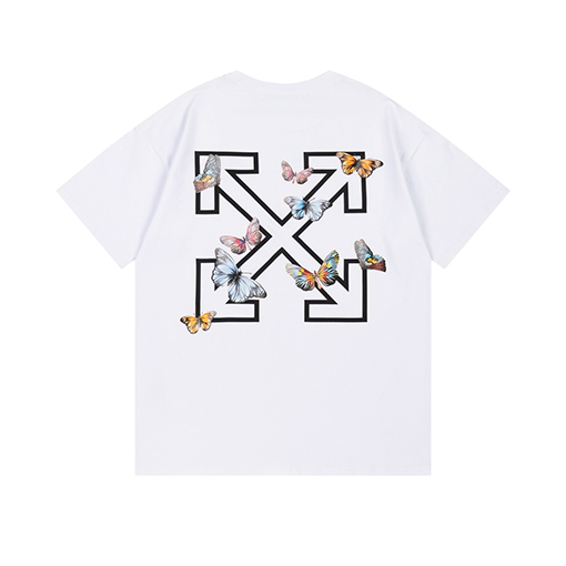 オフホワイト新しいゆったりとした半袖Tシャツ