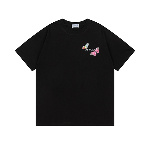 オフホワイト新しいゆったりとした半袖Tシャツ