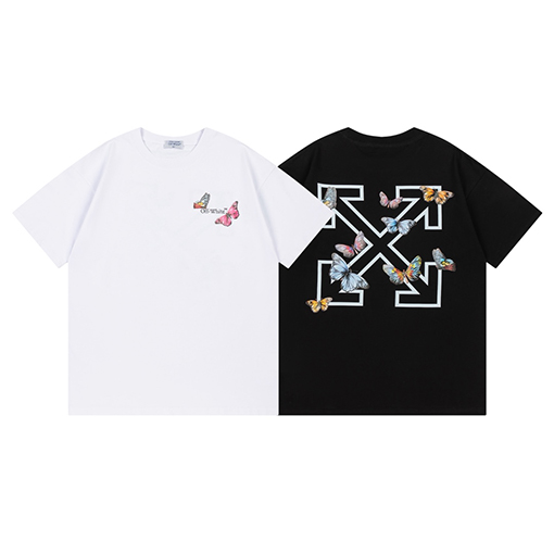 オフホワイト新しいゆったりとした半袖Tシャツ