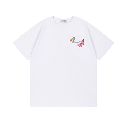オフホワイト新しいゆったりとした半袖Tシャツ
