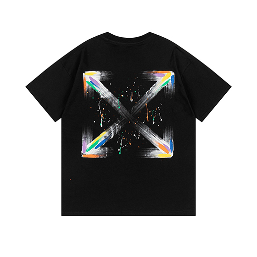 オフホワイト新しい半袖Tシャツ