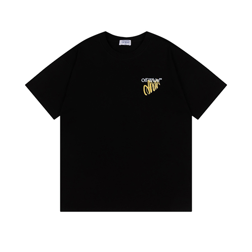 オフホワイトコピーゆったりとした半袖Tシャツ