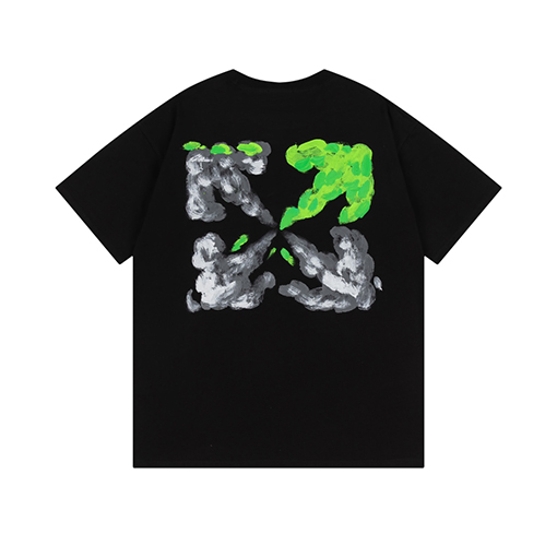 オフホワイト 新しいクラシックなゆったりとした半袖Tシャツ