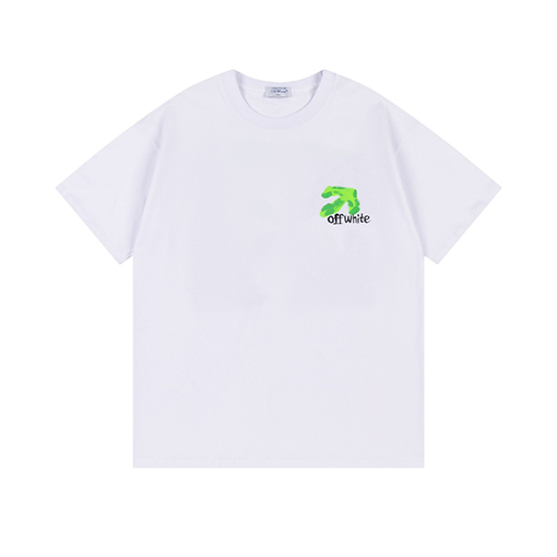 オフホワイト 新しいクラシックなゆったりとした半袖Tシャツ