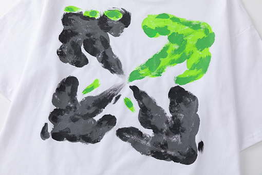 オフホワイト 新しいクラシックなゆったりとした半袖Tシャツ
