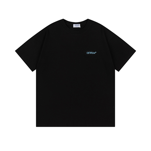 オフホワイトスーパーコピー クラシックなゆったりとした半袖Tシャツ