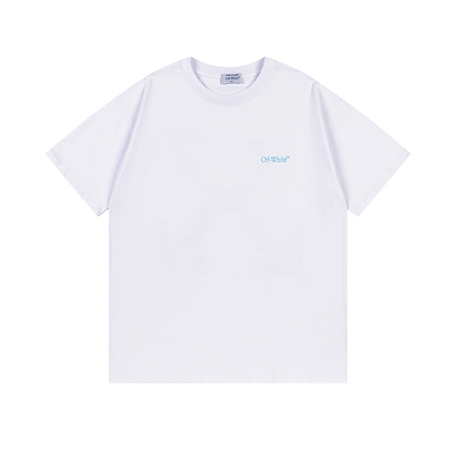 オフホワイトスーパーコピー クラシックなゆったりとした半袖Tシャツ